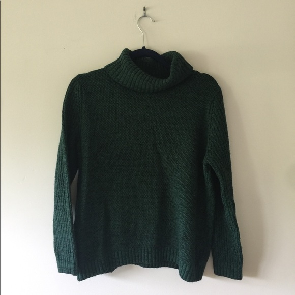 Dark Green Merona Turtleneck Sweater 